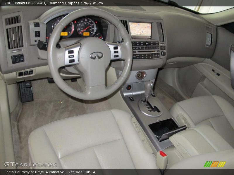 Diamond Graphite Gray / Willow 2005 Infiniti FX 35 AWD