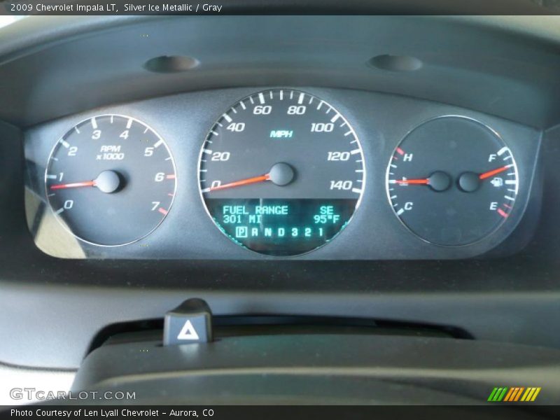 Silver Ice Metallic / Gray 2009 Chevrolet Impala LT