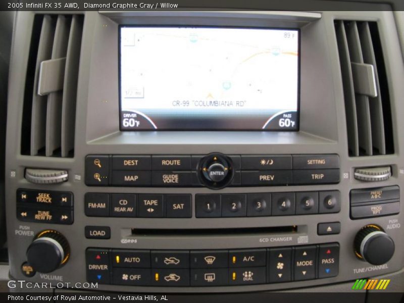 Diamond Graphite Gray / Willow 2005 Infiniti FX 35 AWD