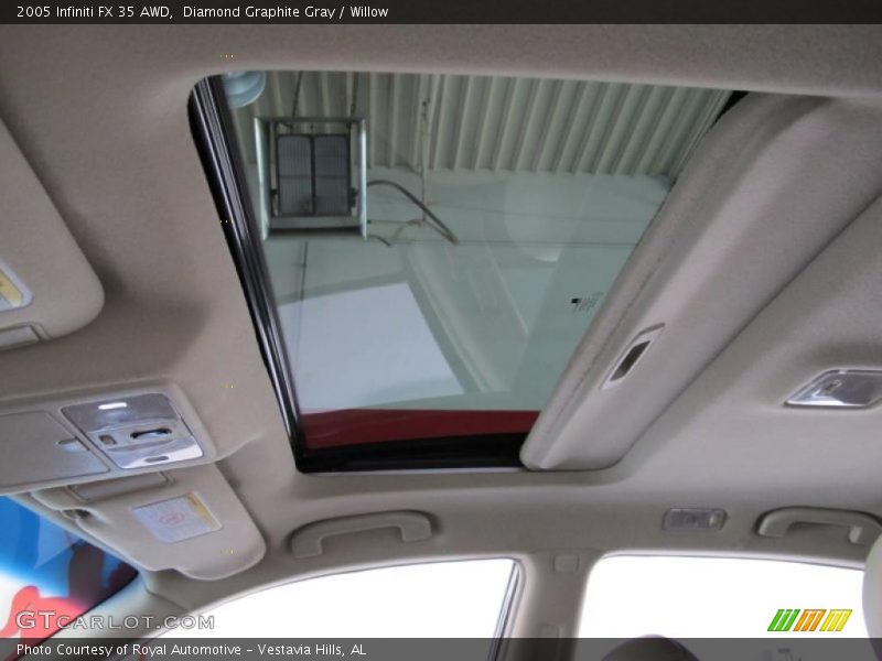 Diamond Graphite Gray / Willow 2005 Infiniti FX 35 AWD