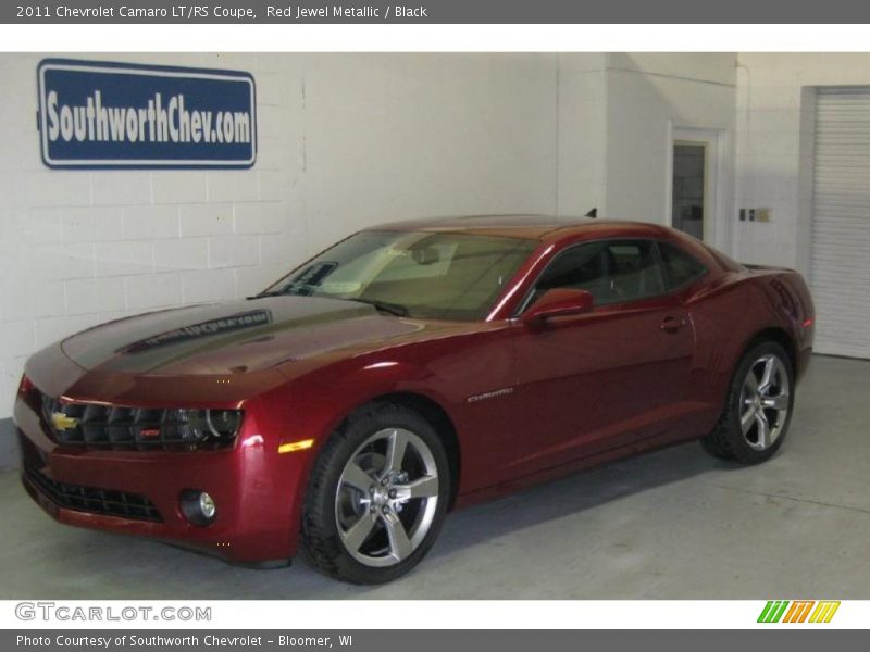 Red Jewel Metallic / Black 2011 Chevrolet Camaro LT/RS Coupe