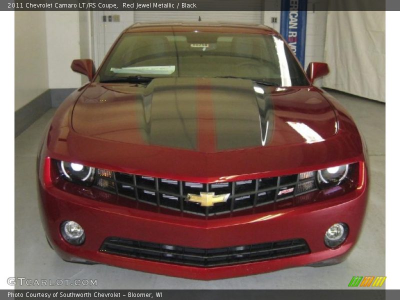 Red Jewel Metallic / Black 2011 Chevrolet Camaro LT/RS Coupe