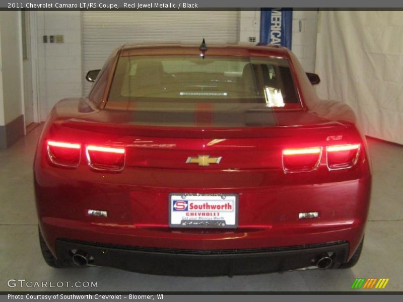 Red Jewel Metallic / Black 2011 Chevrolet Camaro LT/RS Coupe