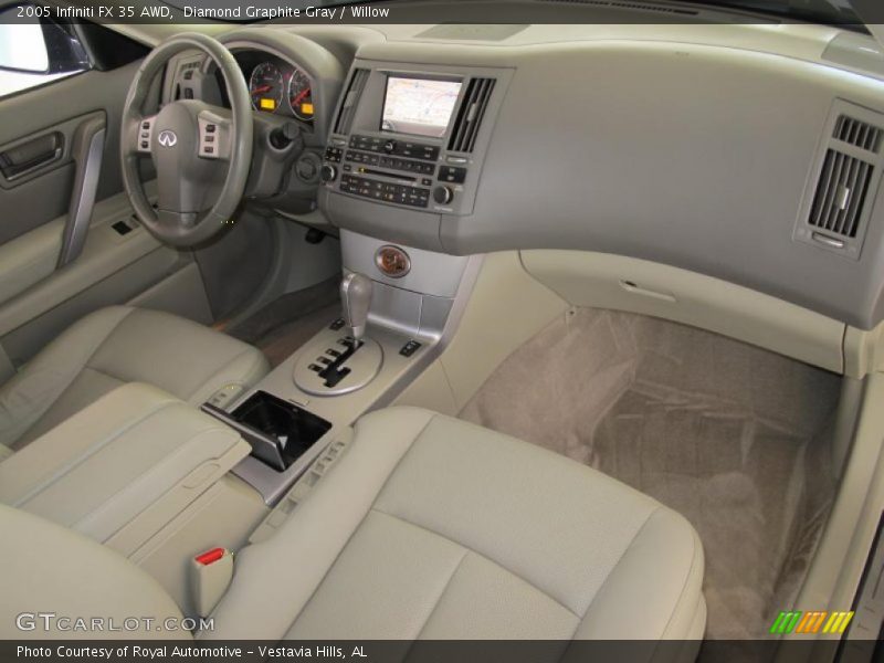 Diamond Graphite Gray / Willow 2005 Infiniti FX 35 AWD