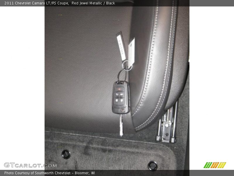 Red Jewel Metallic / Black 2011 Chevrolet Camaro LT/RS Coupe