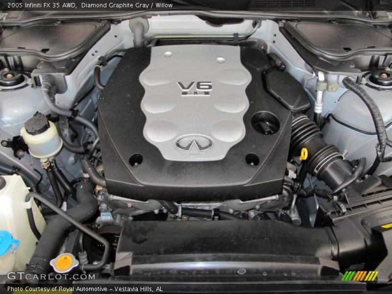 Diamond Graphite Gray / Willow 2005 Infiniti FX 35 AWD