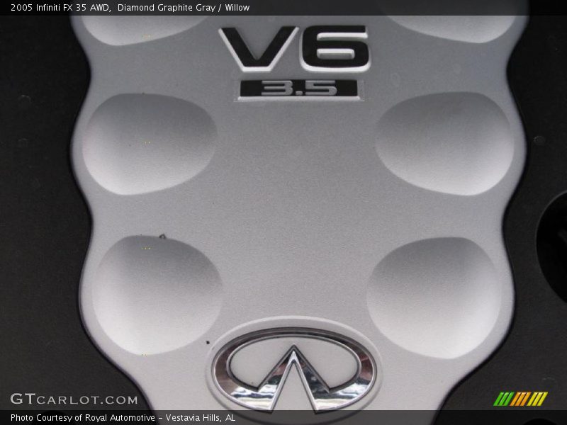 Diamond Graphite Gray / Willow 2005 Infiniti FX 35 AWD