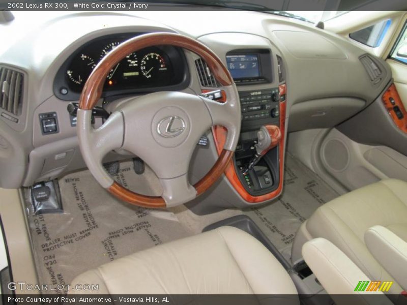 White Gold Crystal / Ivory 2002 Lexus RX 300