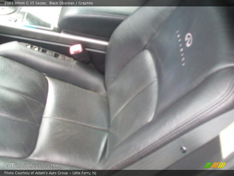 Black Obsidian / Graphite 2003 Infiniti G 35 Sedan
