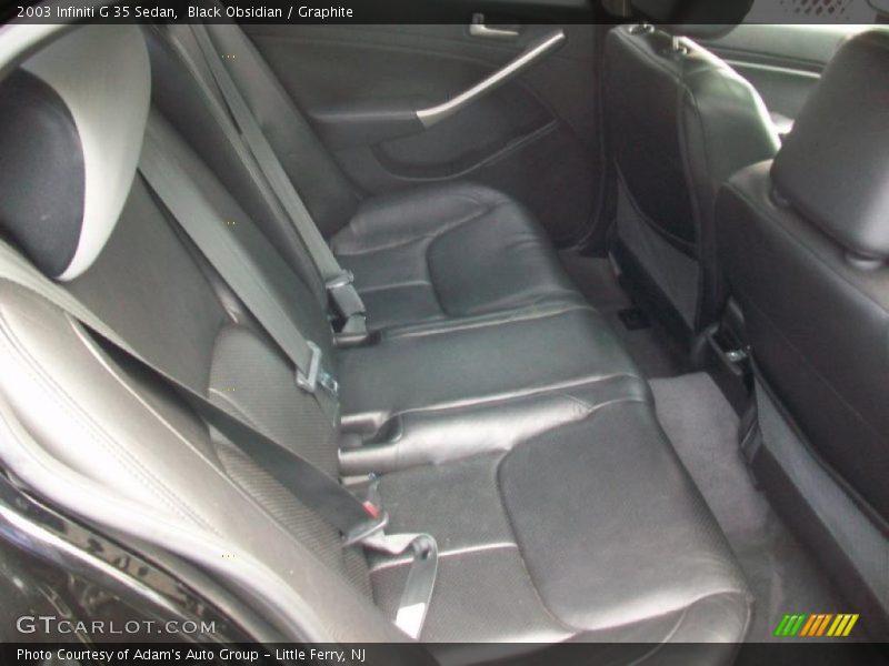 Black Obsidian / Graphite 2003 Infiniti G 35 Sedan