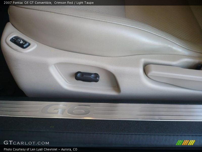 Crimson Red / Light Taupe 2007 Pontiac G6 GT Convertible