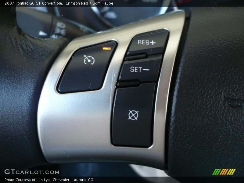 Crimson Red / Light Taupe 2007 Pontiac G6 GT Convertible