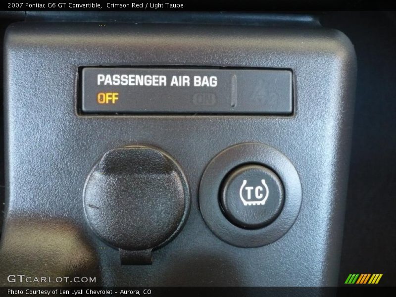 Crimson Red / Light Taupe 2007 Pontiac G6 GT Convertible