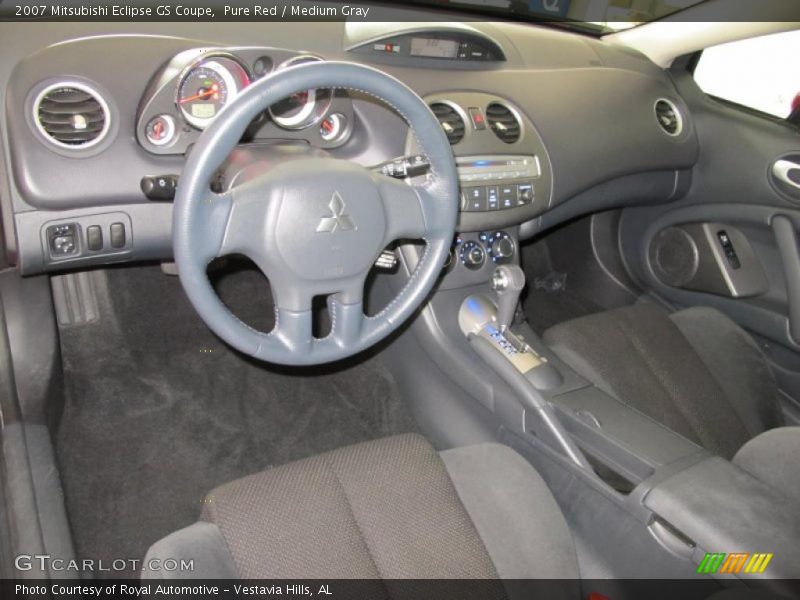 Pure Red / Medium Gray 2007 Mitsubishi Eclipse GS Coupe