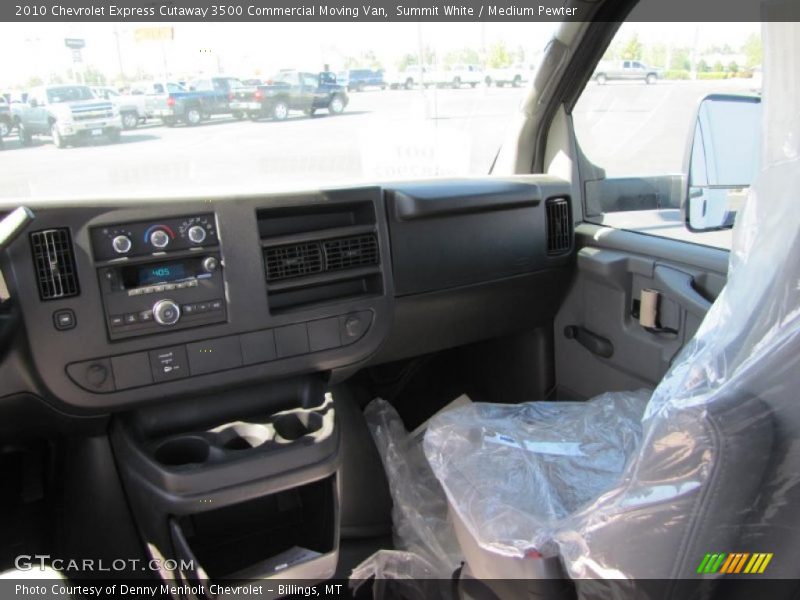 Summit White / Medium Pewter 2010 Chevrolet Express Cutaway 3500 Commercial Moving Van