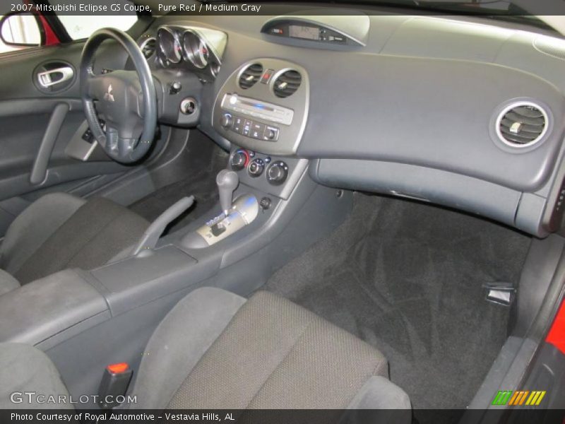 Pure Red / Medium Gray 2007 Mitsubishi Eclipse GS Coupe