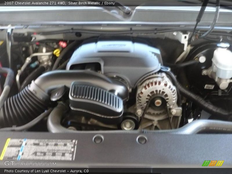 Silver Birch Metallic / Ebony 2007 Chevrolet Avalanche Z71 4WD