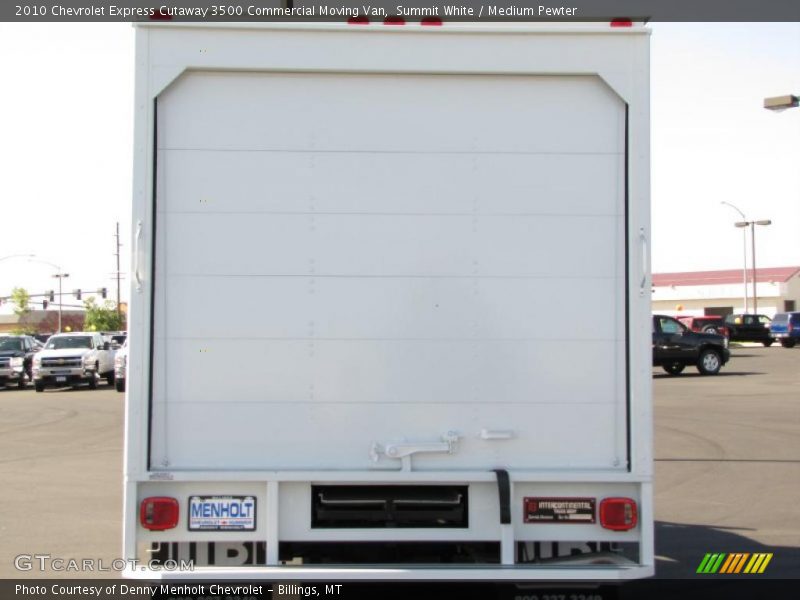 Summit White / Medium Pewter 2010 Chevrolet Express Cutaway 3500 Commercial Moving Van