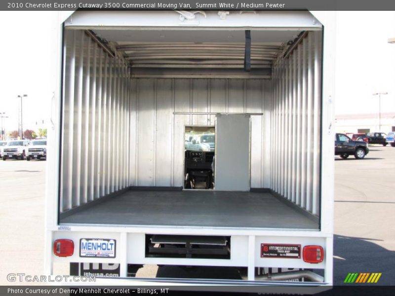 Summit White / Medium Pewter 2010 Chevrolet Express Cutaway 3500 Commercial Moving Van
