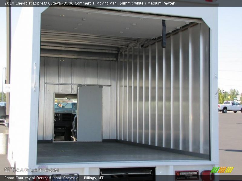 Summit White / Medium Pewter 2010 Chevrolet Express Cutaway 3500 Commercial Moving Van