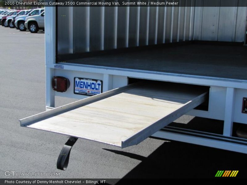Summit White / Medium Pewter 2010 Chevrolet Express Cutaway 3500 Commercial Moving Van