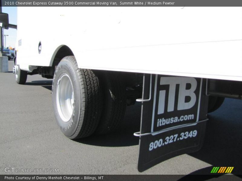 Summit White / Medium Pewter 2010 Chevrolet Express Cutaway 3500 Commercial Moving Van