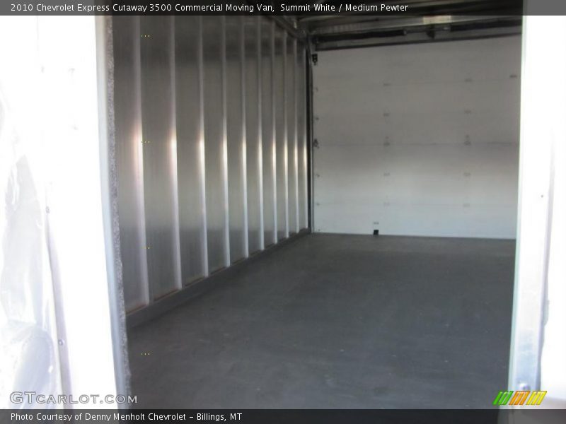 Summit White / Medium Pewter 2010 Chevrolet Express Cutaway 3500 Commercial Moving Van