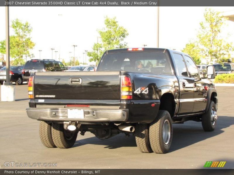 Black / Medium Gray 2007 Chevrolet Silverado 3500HD Classic LT Crew Cab 4x4 Dually