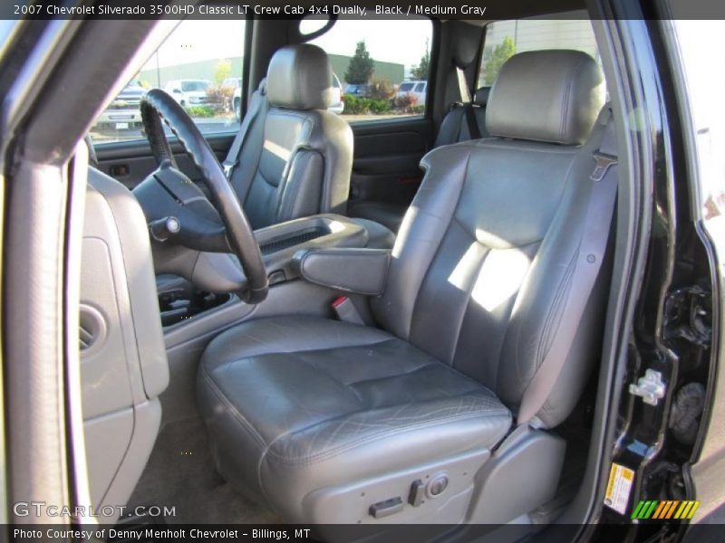 Black / Medium Gray 2007 Chevrolet Silverado 3500HD Classic LT Crew Cab 4x4 Dually
