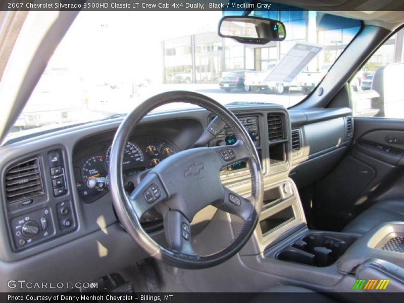 Black / Medium Gray 2007 Chevrolet Silverado 3500HD Classic LT Crew Cab 4x4 Dually