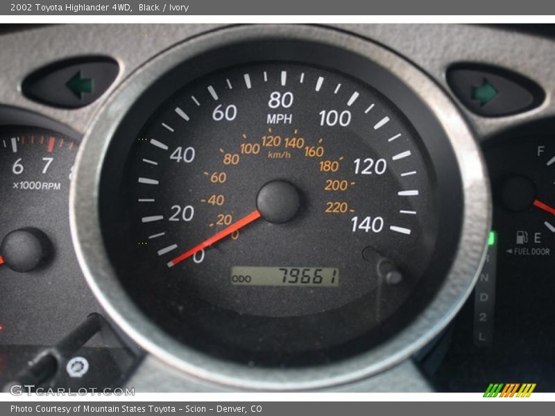 Black / Ivory 2002 Toyota Highlander 4WD