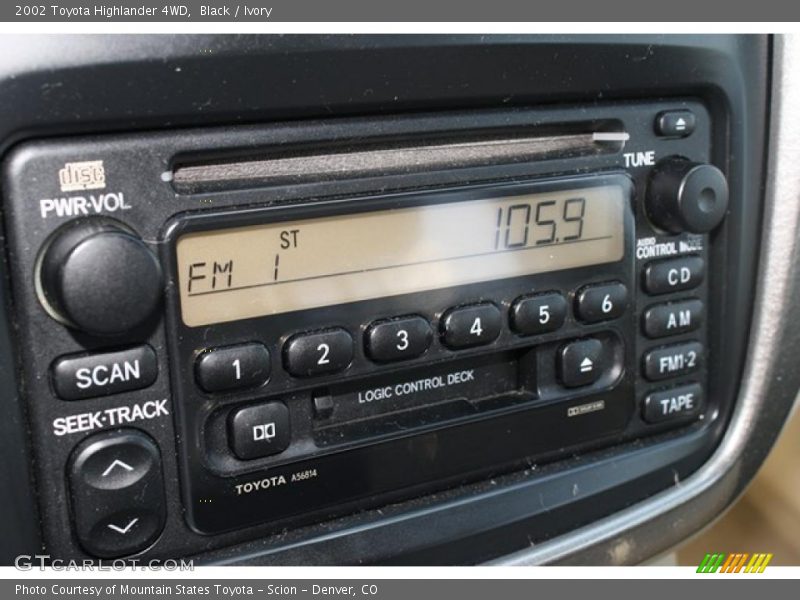 Black / Ivory 2002 Toyota Highlander 4WD