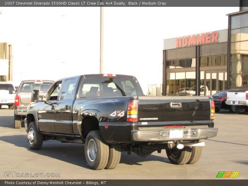 Black / Medium Gray 2007 Chevrolet Silverado 3500HD Classic LT Crew Cab 4x4 Dually