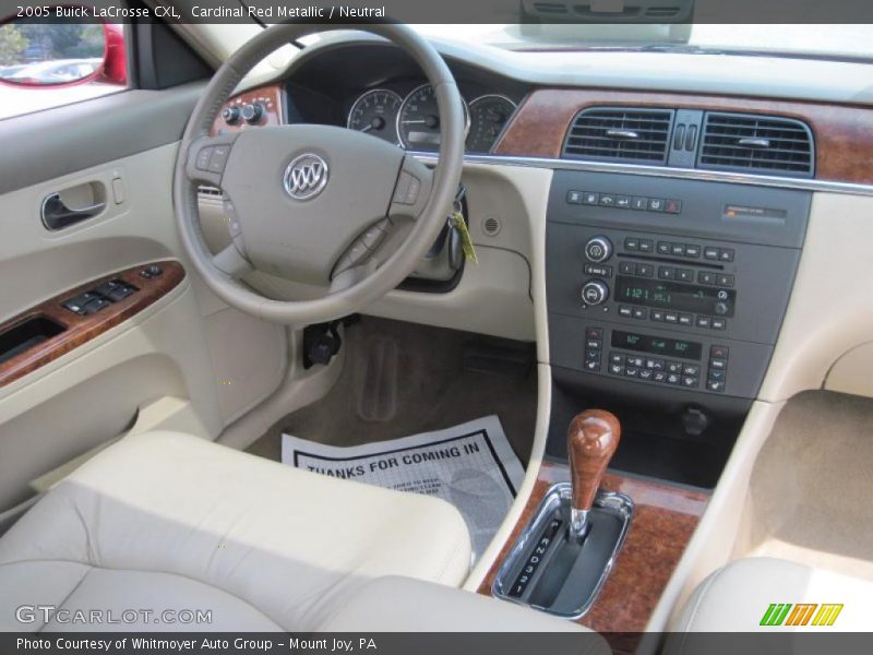 Cardinal Red Metallic / Neutral 2005 Buick LaCrosse CXL