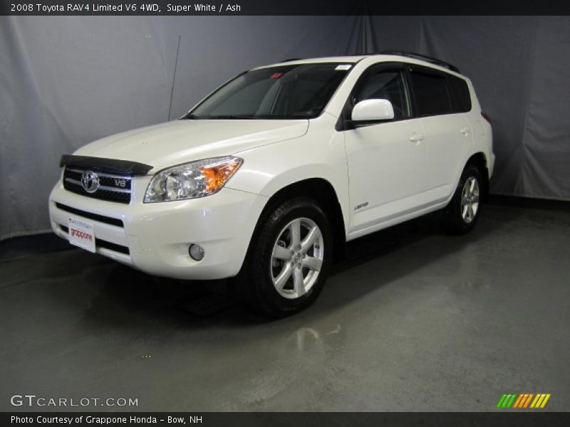 Super White / Ash 2008 Toyota RAV4 Limited V6 4WD