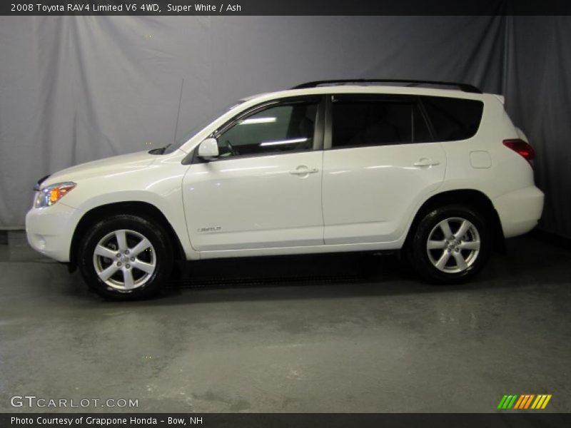 Super White / Ash 2008 Toyota RAV4 Limited V6 4WD