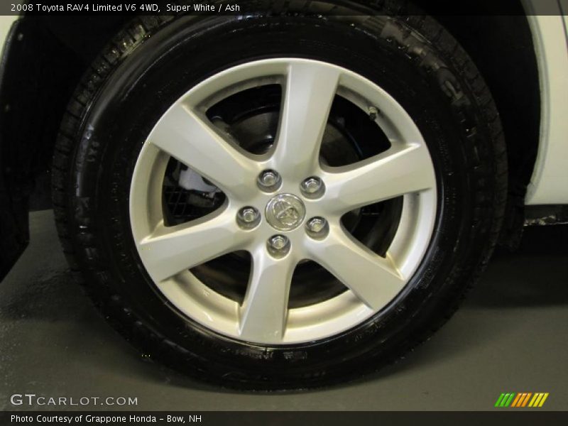 Super White / Ash 2008 Toyota RAV4 Limited V6 4WD