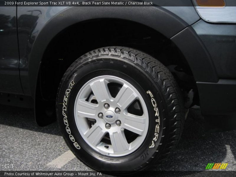 Black Pearl Slate Metallic / Charcoal Black 2009 Ford Explorer Sport Trac XLT V8 4x4