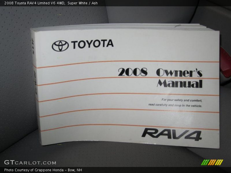 Super White / Ash 2008 Toyota RAV4 Limited V6 4WD