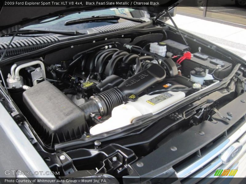 Black Pearl Slate Metallic / Charcoal Black 2009 Ford Explorer Sport Trac XLT V8 4x4
