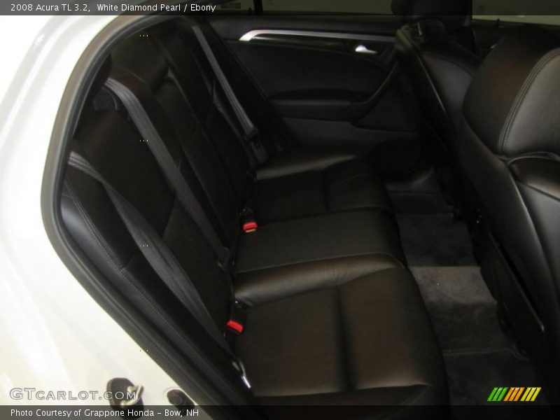 White Diamond Pearl / Ebony 2008 Acura TL 3.2