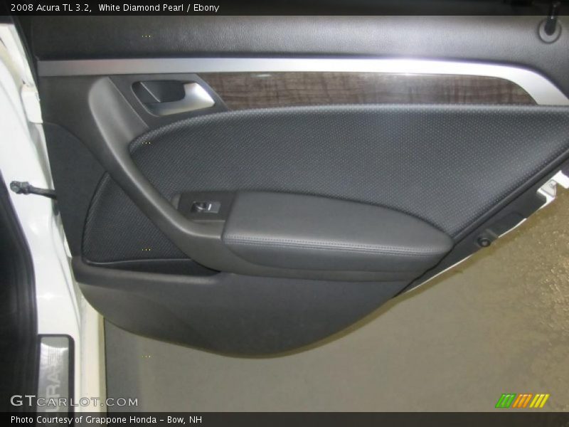 White Diamond Pearl / Ebony 2008 Acura TL 3.2