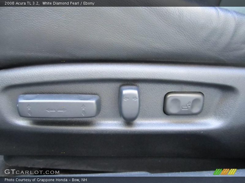 White Diamond Pearl / Ebony 2008 Acura TL 3.2