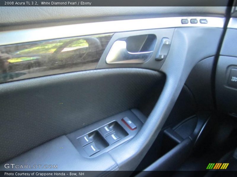 White Diamond Pearl / Ebony 2008 Acura TL 3.2