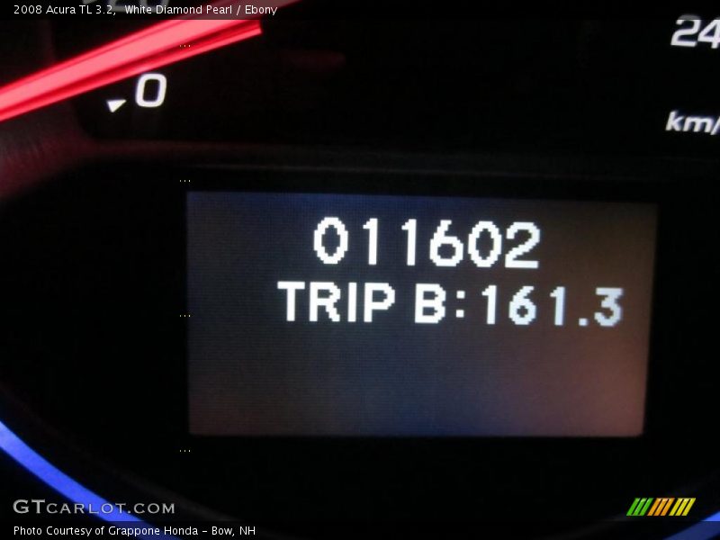 White Diamond Pearl / Ebony 2008 Acura TL 3.2