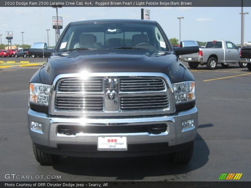 Rugged Brown Pearl / Light Pebble Beige/Bark Brown 2010 Dodge Ram 2500 Laramie Crew Cab 4x4