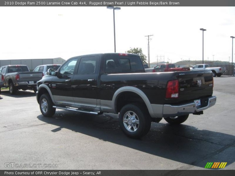 Rugged Brown Pearl / Light Pebble Beige/Bark Brown 2010 Dodge Ram 2500 Laramie Crew Cab 4x4