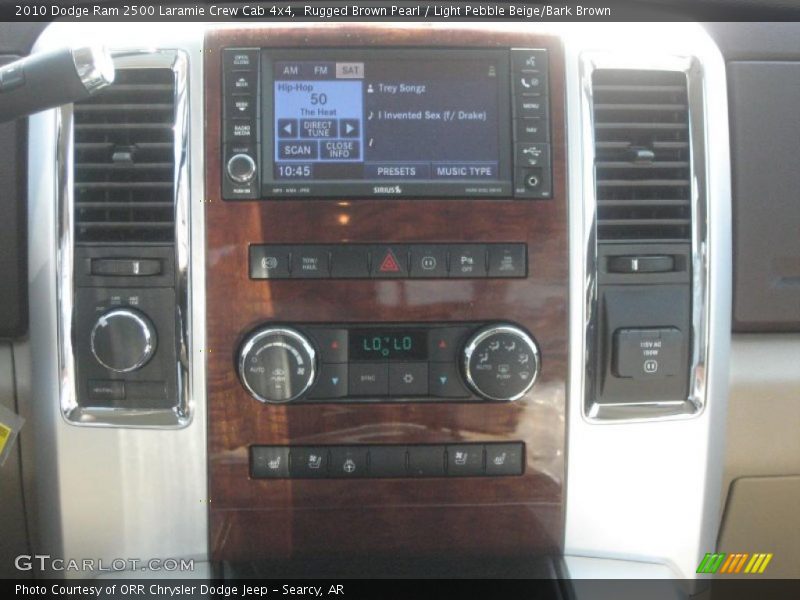 Rugged Brown Pearl / Light Pebble Beige/Bark Brown 2010 Dodge Ram 2500 Laramie Crew Cab 4x4