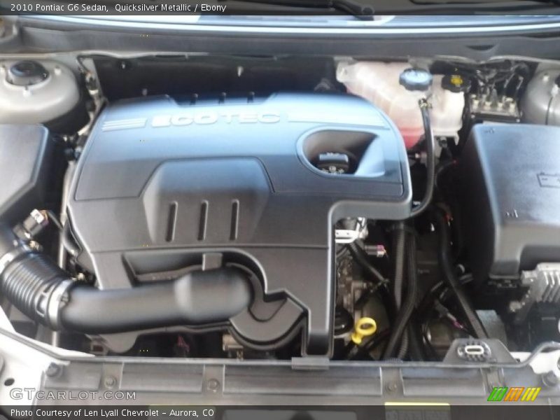 Quicksilver Metallic / Ebony 2010 Pontiac G6 Sedan