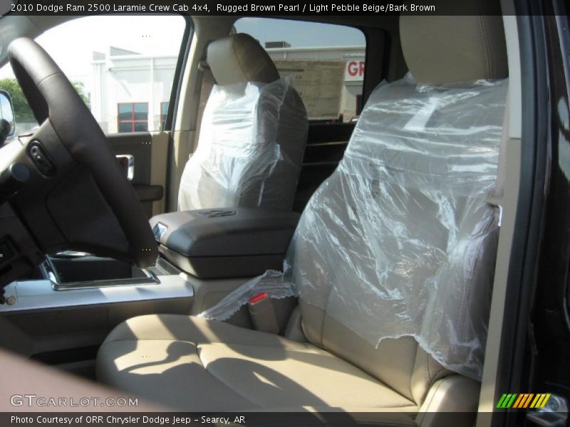 Rugged Brown Pearl / Light Pebble Beige/Bark Brown 2010 Dodge Ram 2500 Laramie Crew Cab 4x4